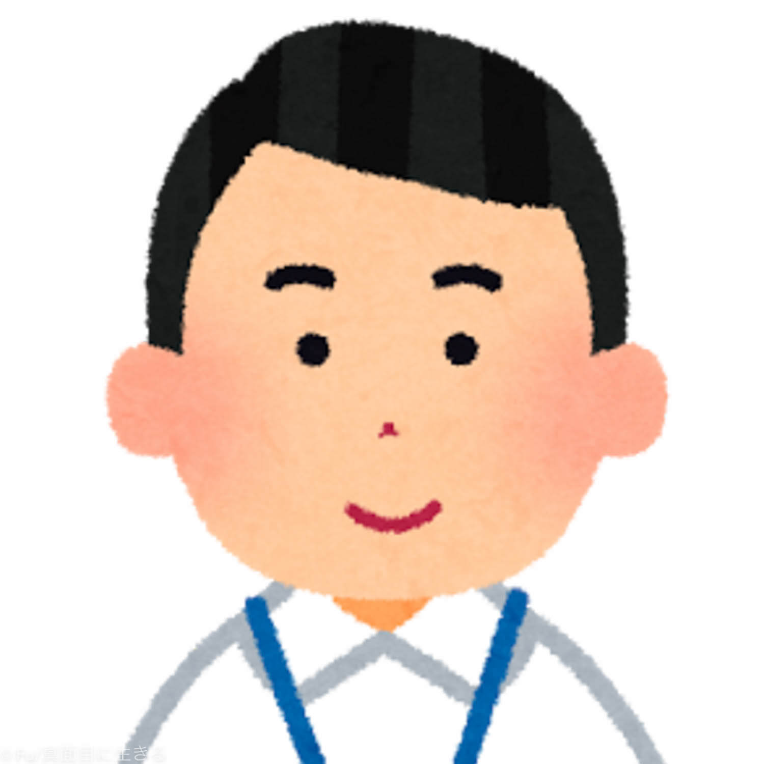 疑問マークの男性