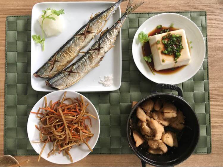 秋刀魚定食