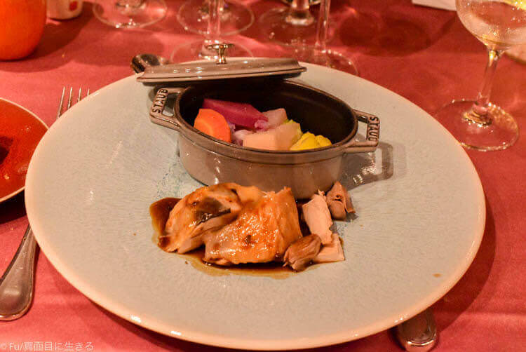 フランスブレス産 若鶏のロティー トリュフソース