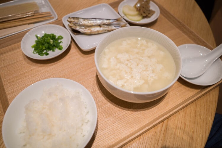 銀座 無印良品食堂 湯豆腐セット
