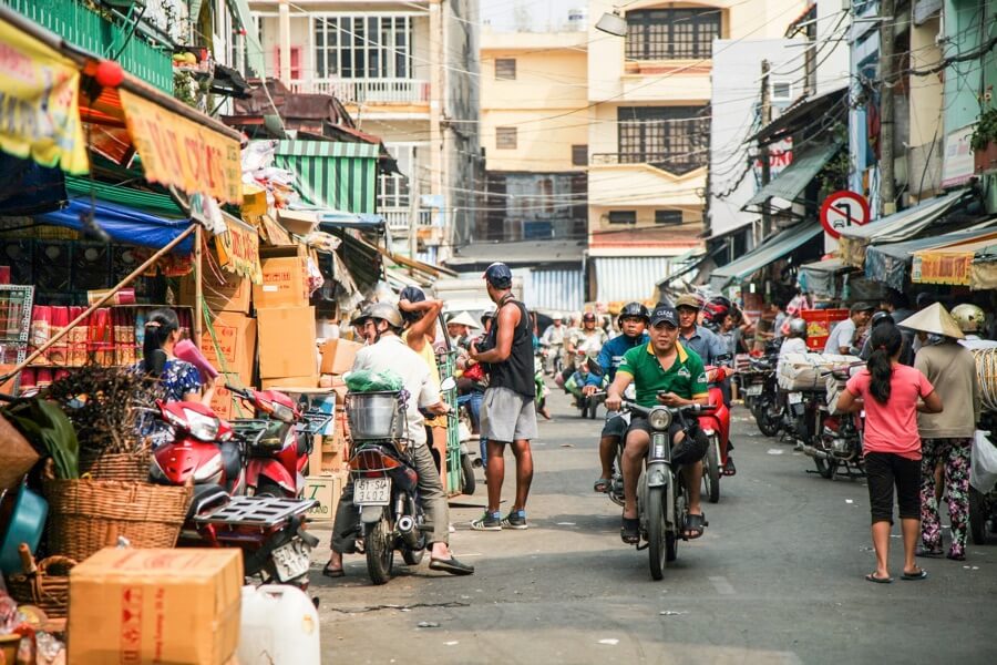 ベトナムのマーケット