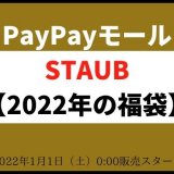 PayPayモール【2022年ストウブ福袋】年明けすぐに発売 1万円〜10万円の合計5種類
